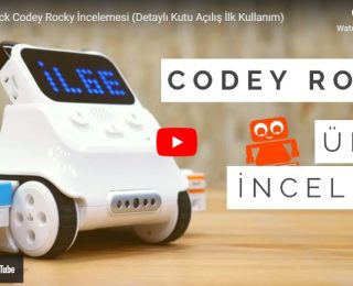 Ders #6 | Codey Rocky Öğreniyorum | MakeBlock Codey Rocky İncelemesi | Detaylı Kutu Açılış İlk Kullanım