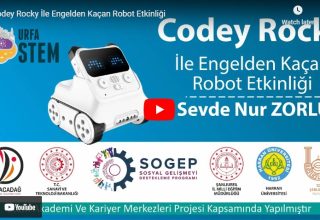 Codey Rocky Öğreniyorum – Codey Rocky ile Engelden Kaçan Robot Etkinliği Ders #8