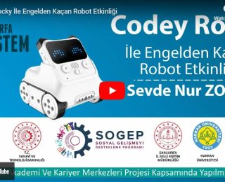 Codey Rocky Öğreniyorum – Codey Rocky ile Engelden Kaçan Robot Etkinliği Ders #8