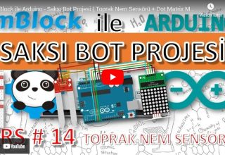 Ders #14 | Saksı Bot Projesi | Toprak Nem Sensörü + Dot Matrix Modül