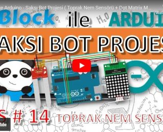 Ders #14 | Saksı Bot Projesi | Toprak Nem Sensörü + Dot Matrix Modül