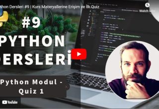 Python Dersleri #9 | Kurs Materyallerine Erişim ve İlk Quiz | Yakın Kampüs